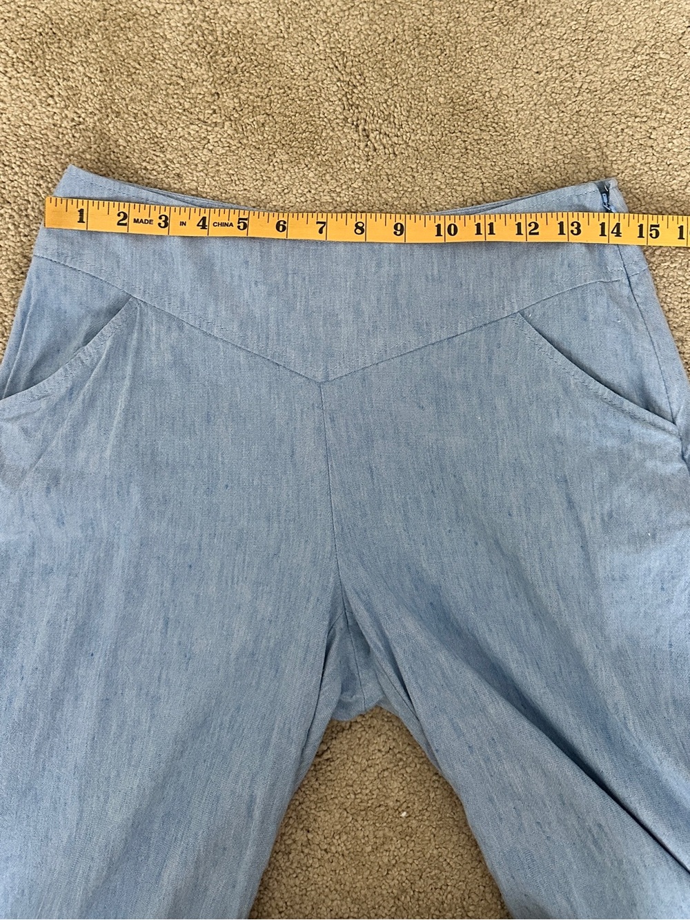INC International Concepts Light Blue pants size 0